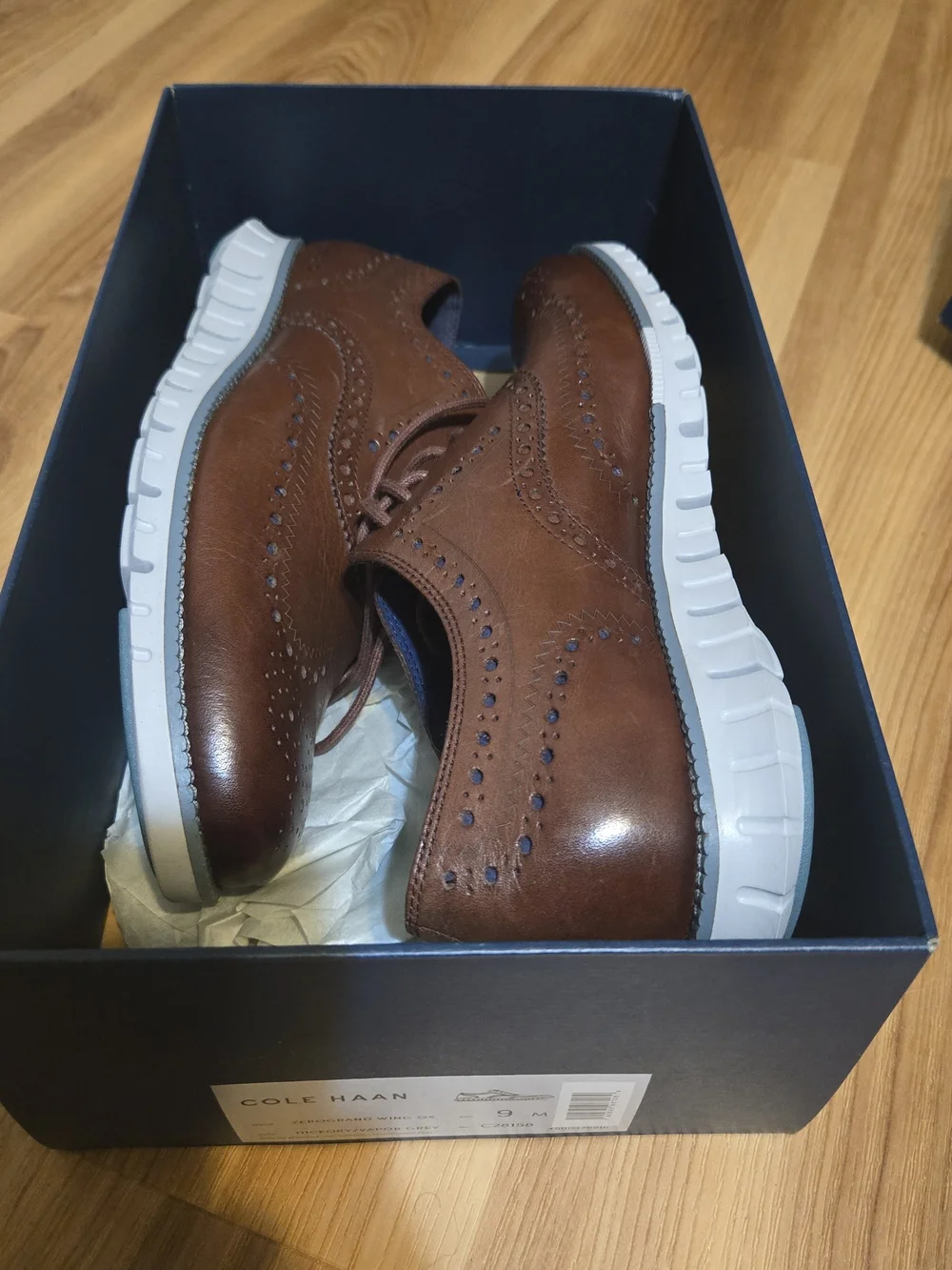 Cole Haan Zerogrand Wing Ox - Hickory/Vapor Grey